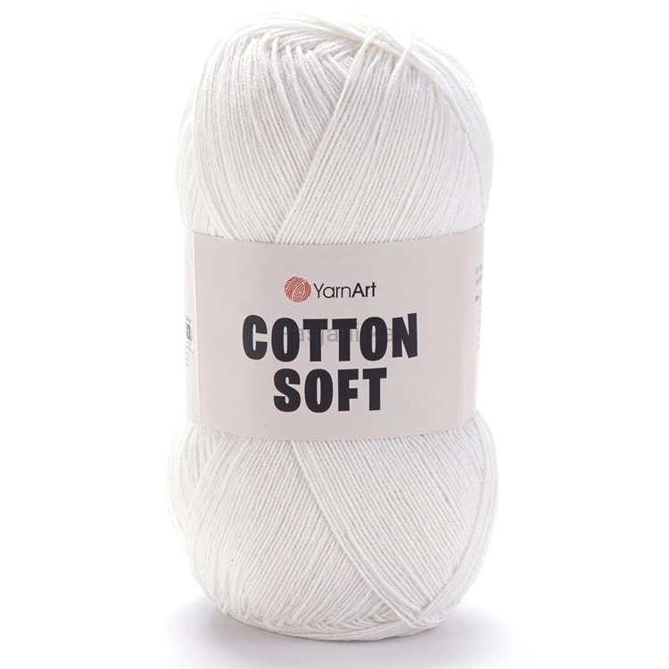 Włóczka Cotton Soft 01 biały