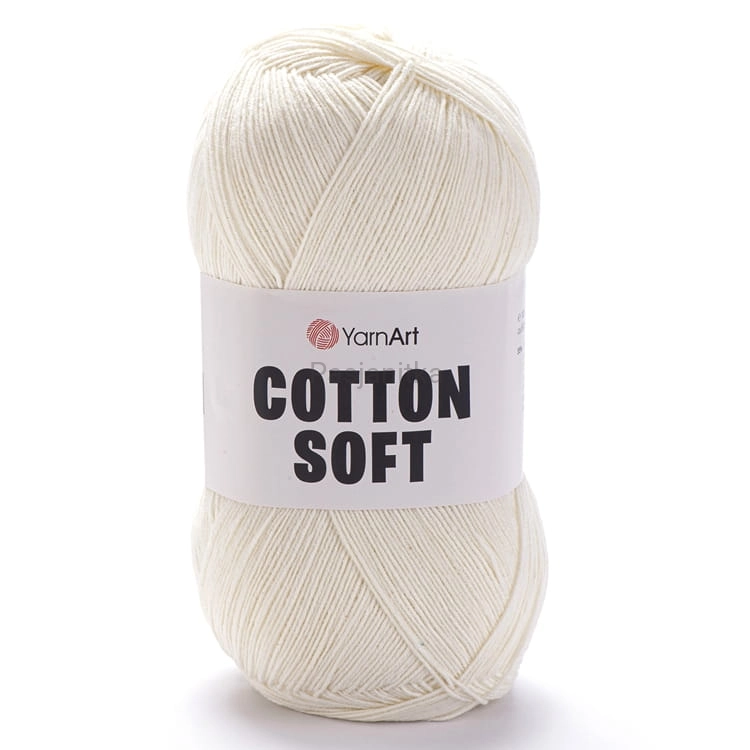 Włóczka Cotton Soft 03 ecru