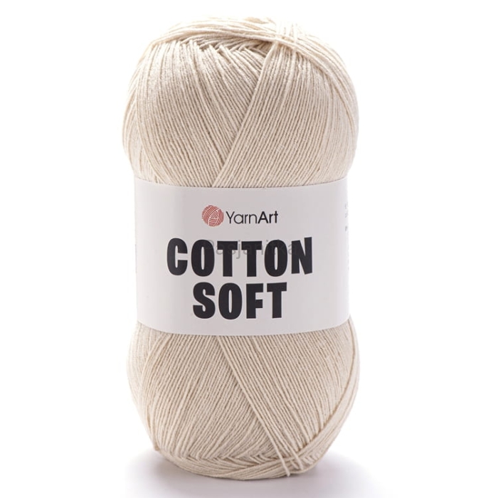 Włóczka Cotton Soft 05 jasny beż