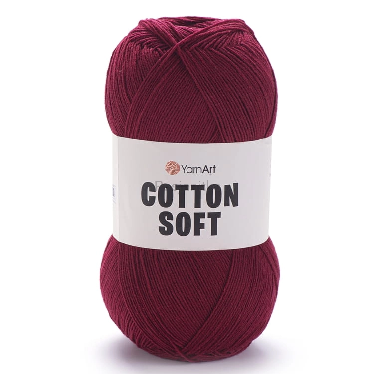 Włóczka Cotton Soft 66 bordo