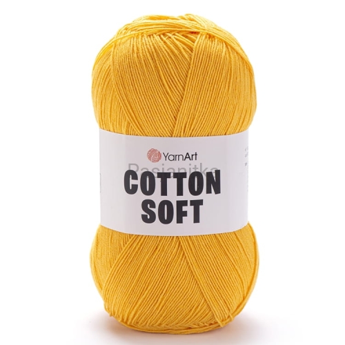 Włóczka Cotton Soft 35 żółty