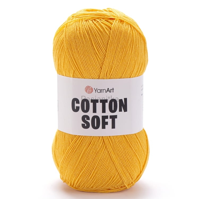 Włóczka Cotton Soft 35 żółty