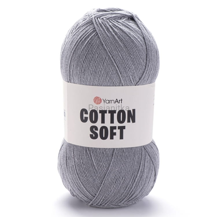 Włóczka Cotton Soft 46 szary