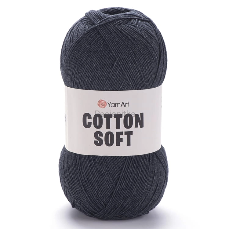 Włóczka Cotton Soft 28 grafit
