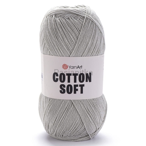 Włóczka Cotton Soft 49 jasny szary