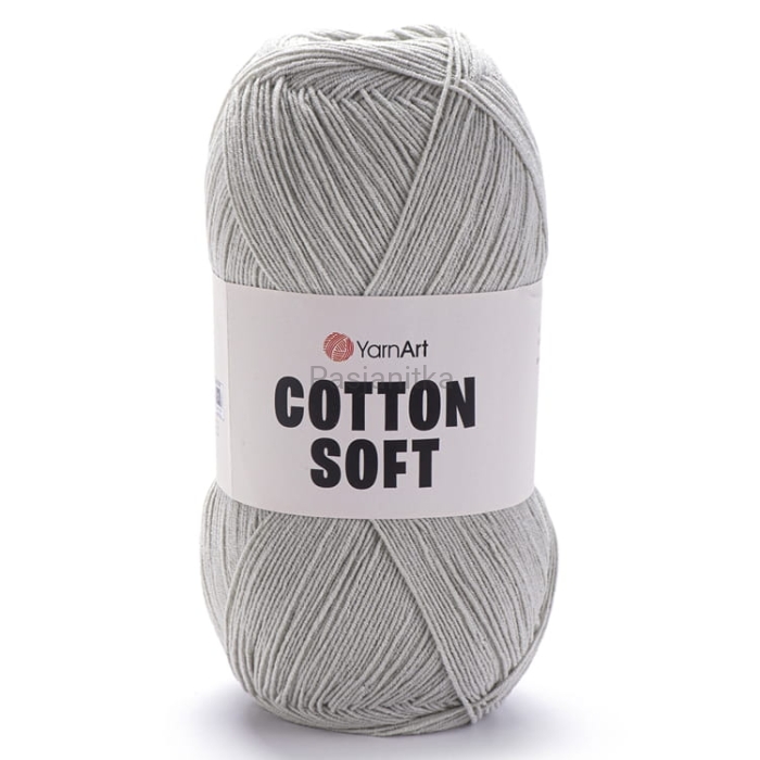 Włóczka Cotton Soft 49 jasny szary