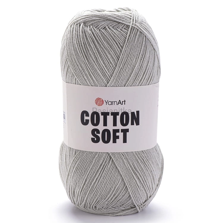 Włóczka Cotton Soft 49 jasny szary