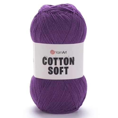 Włóczka Cotton Soft 50 fiolet
