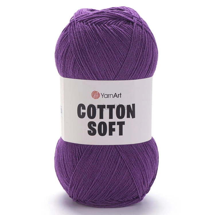 Włóczka Cotton Soft 50 fiolet