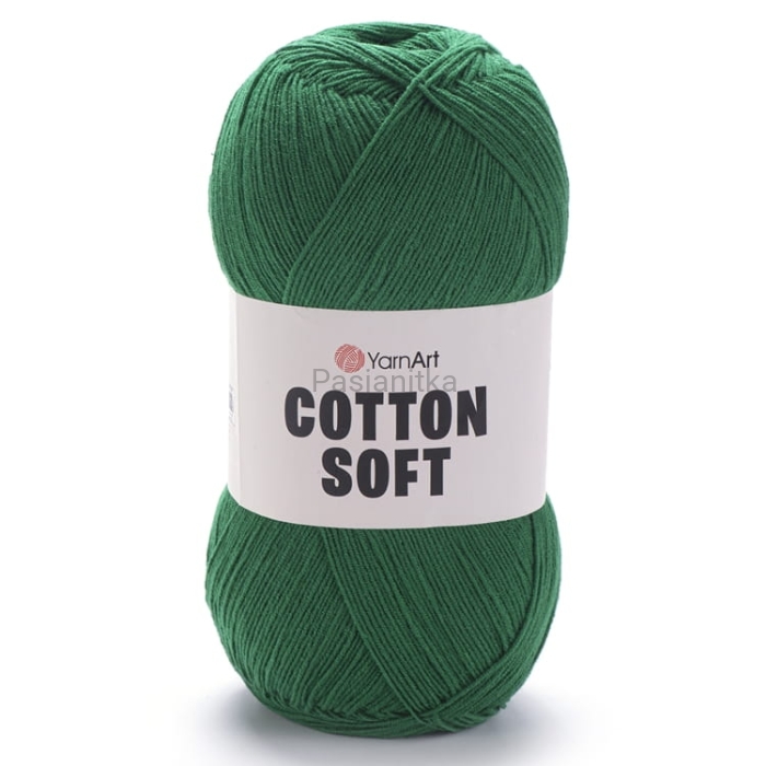 Włóczka Cotton Soft 52 zielony