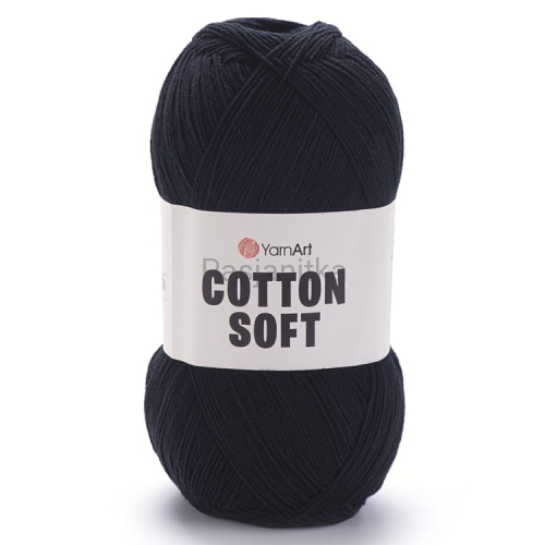 Włóczka Cotton Soft 53 czarny
