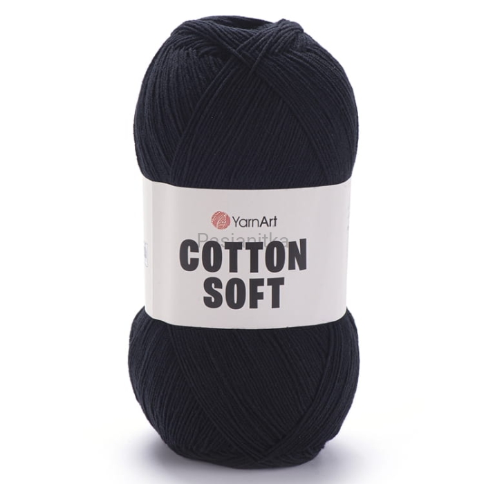 Włóczka Cotton Soft 53 czarny