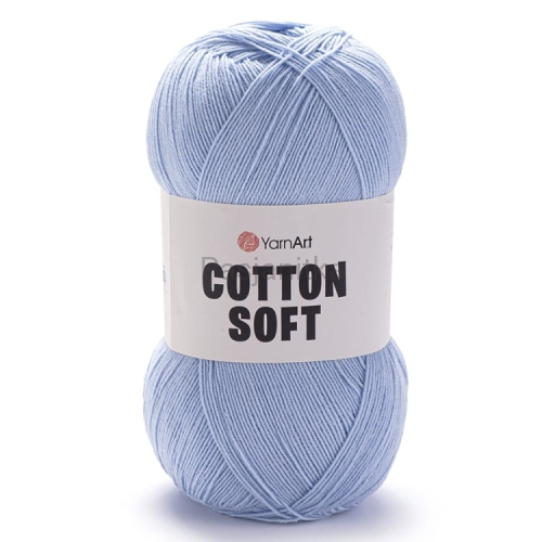 Włóczka Cotton Soft 75 błękit