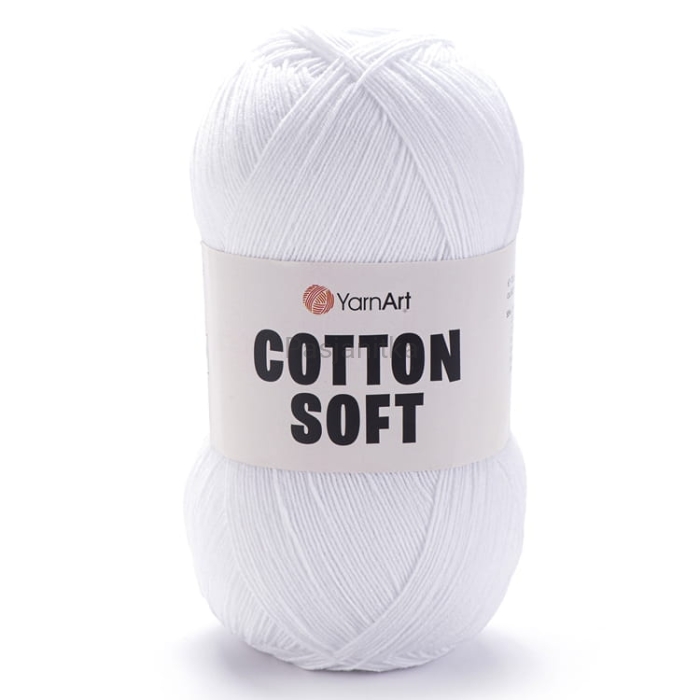 Włóczka Cotton Soft 62 biel optyczna