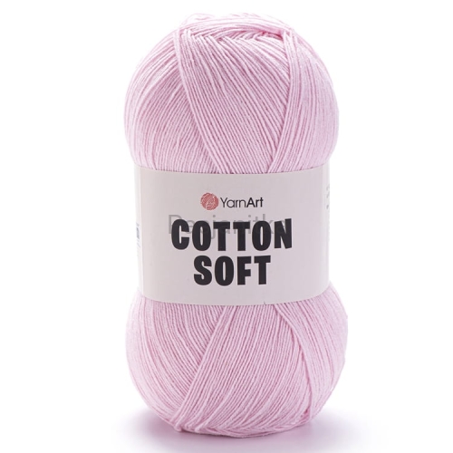 Włóczka Cotton Soft 74 jasny róż