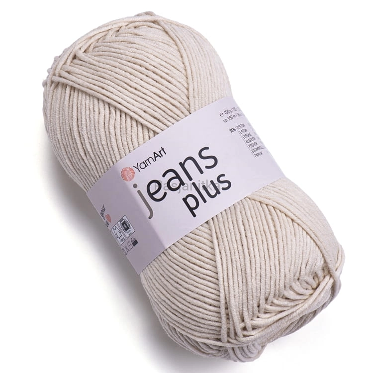 Włóczka Jeans Plus 05 jasny beż
