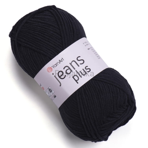 Włóczka Jeans Plus 53 czarny