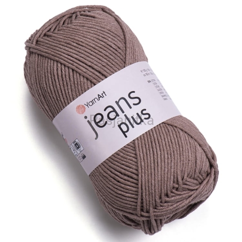 Włóczka Jeans Plus 71 jasny brązowy