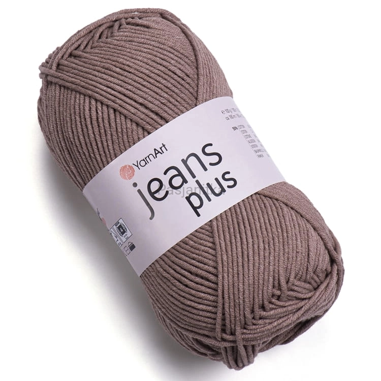 Włóczka Jeans Plus 71 jasny brązowy