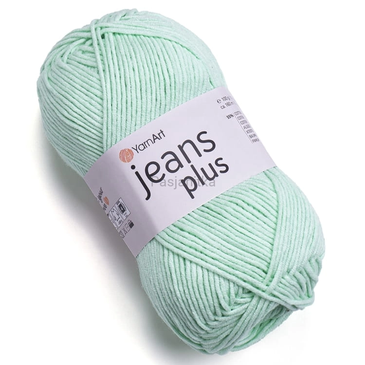 Włóczka Jeans Plus 79 mięta
