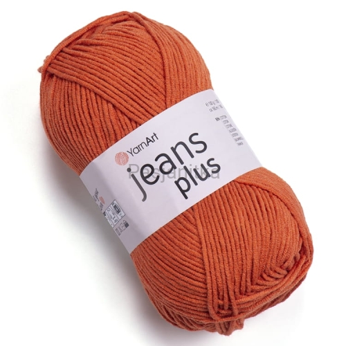 Włóczka Jeans Plus 85 rudy/rdza