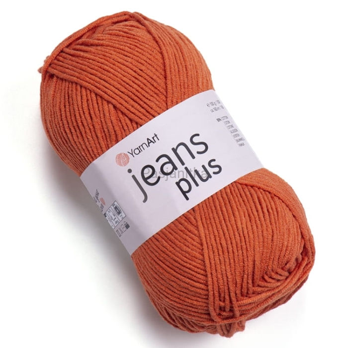 Włóczka Jeans Plus 85 rudy/rdza
