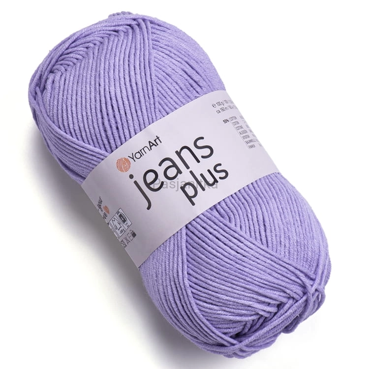 Włóczka Jeans Plus 89 jasny fiolet