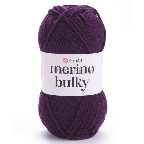 Włóczka Merino Bulky 10094 śliwka