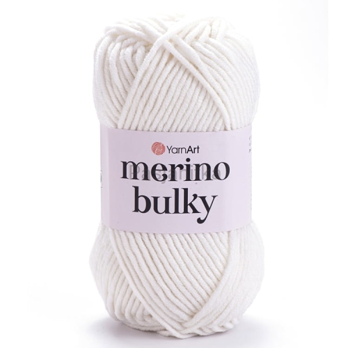 Włóczka Merino Bulky 501 biały
