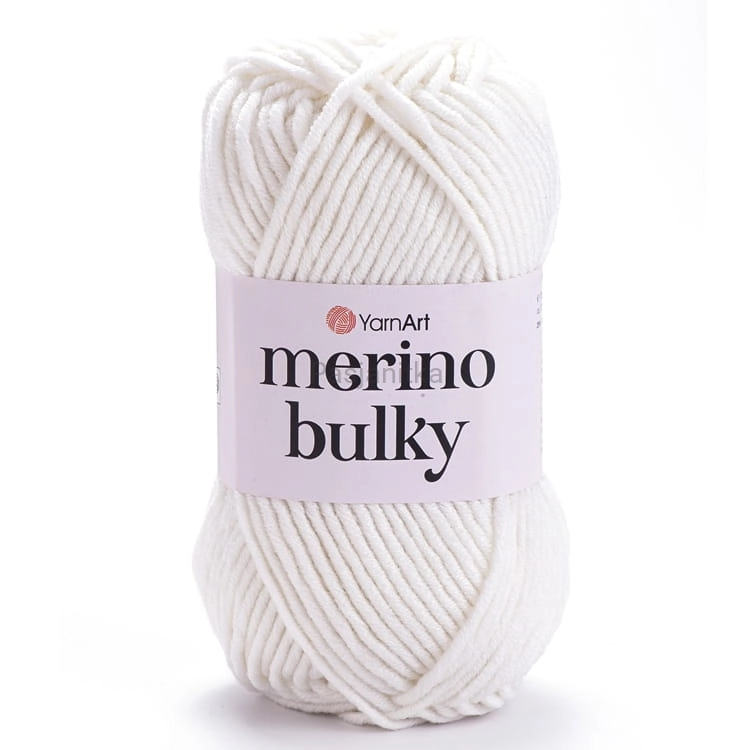 Włóczka Merino Bulky 501 biały