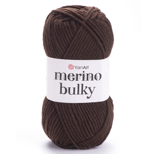 Włóczka Merino Bulky 3067 brąz