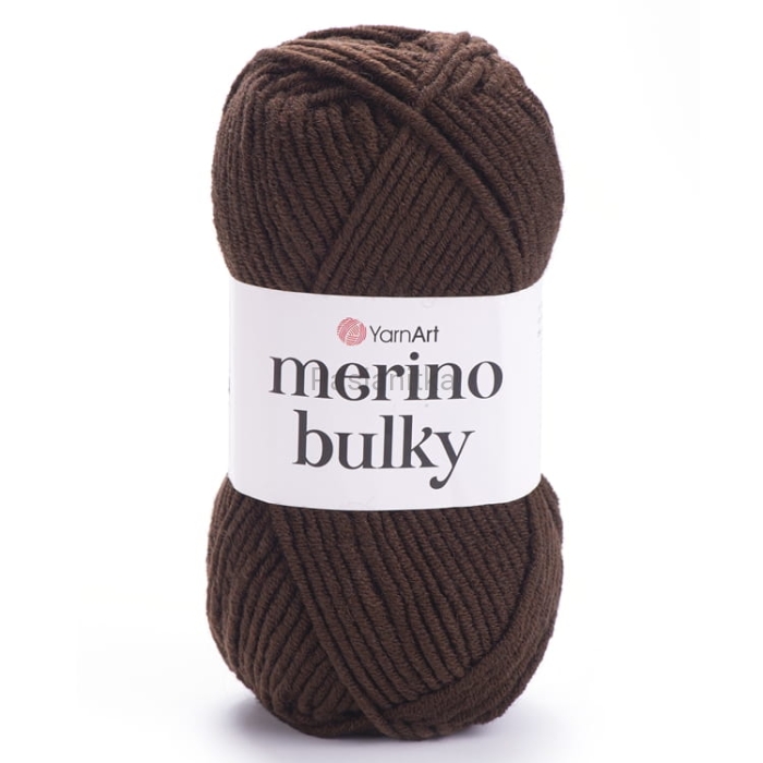 Włóczka Merino Bulky 3067 brąz