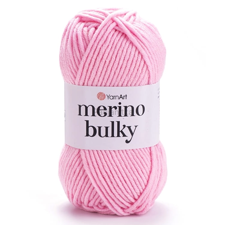 Włóczka Merino Bulky 217 jasny róż