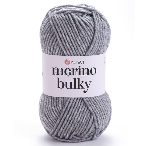 Włóczka Merino Bulky 282 szary