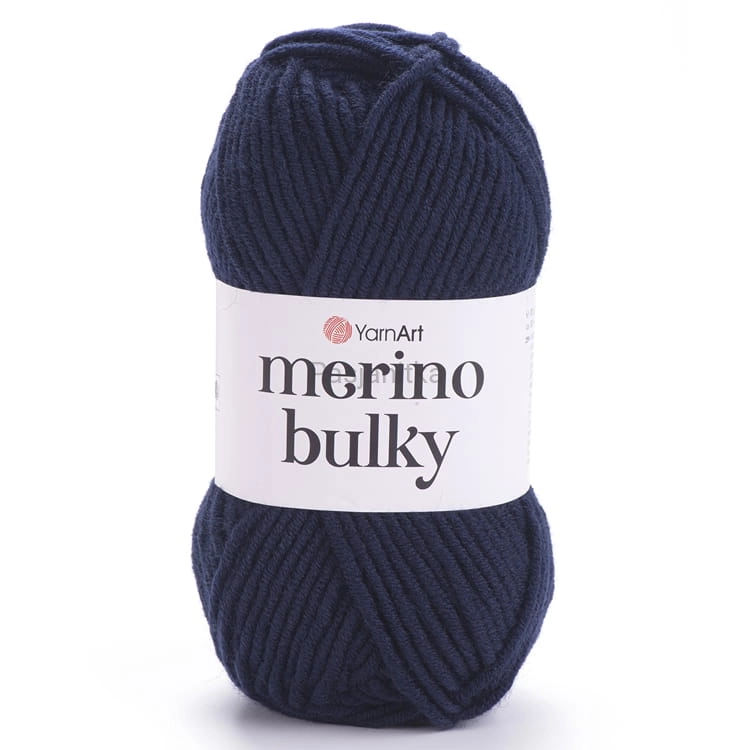 Włóczka Merino Bulky 583 granat