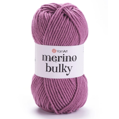 Włóczka Merino Bulky 3017 brudny róż