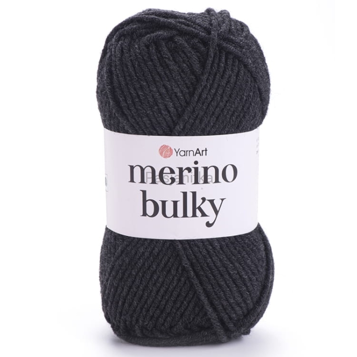 Włóczka Merino Bulky 359 grafit