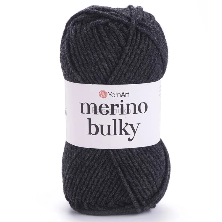 Włóczka Merino Bulky 359 grafit