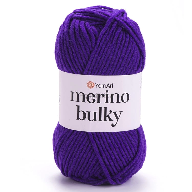 Włóczka Merino Bulky 556 fiolet