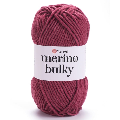 Włóczka Merino Bulky 570 antyczny róż
