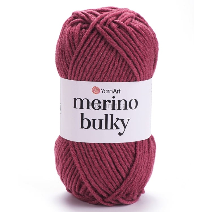 Włóczka Merino Bulky 570 antyczny róż