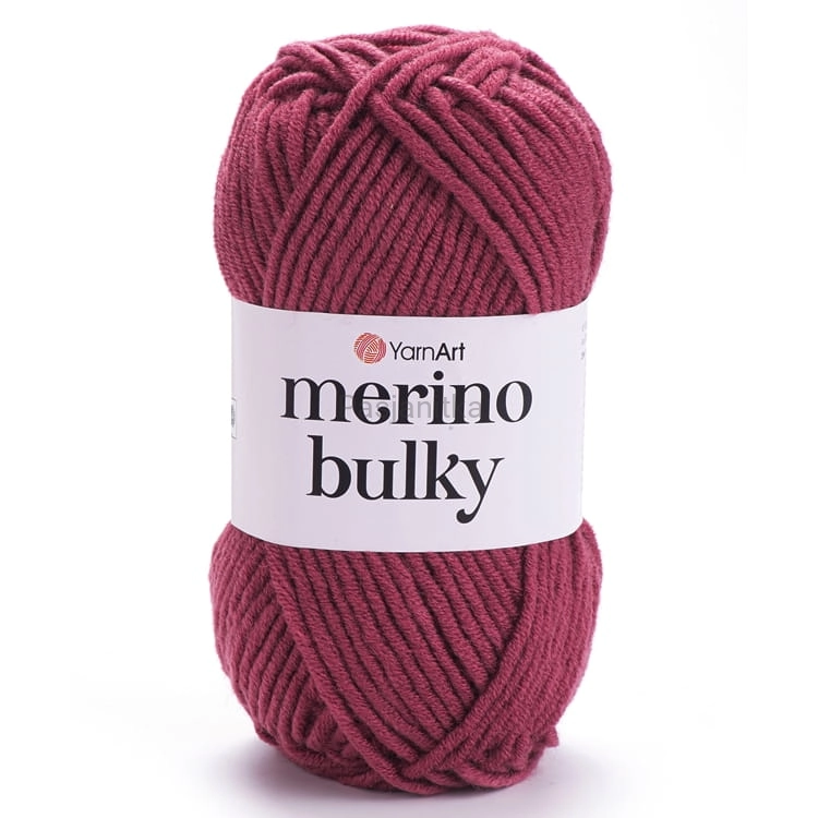 Włóczka Merino Bulky 570 antyczny róż