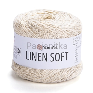 Włóczka Linen Soft 7302 ecru