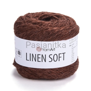 Włóczka Linen Soft 7309 brązowy