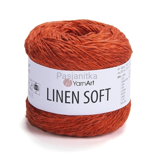 Włóczka Linen Soft 7310 cegła