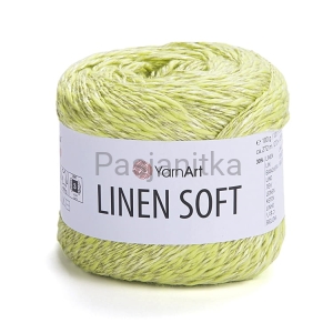 Włóczka Linen Soft 7311 limonka