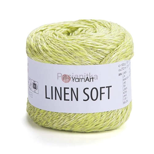 Włóczka Linen Soft 7311 limonka