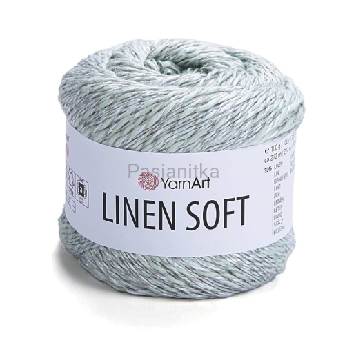 Włóczka Linen Soft 7312 mięta