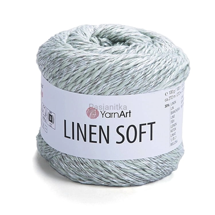 Włóczka Linen Soft 7312 mięta