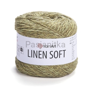 Włóczka Linen Soft 7313 jasna oliwka